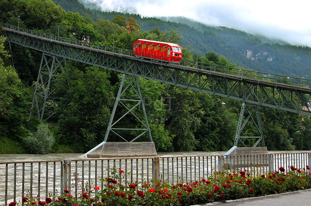 la funicolare dell'Hungerburg di Innsbruck fino al 2005