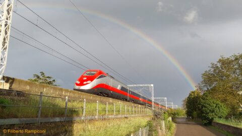 ETR 500 – Bassano in Teverina – 24 Aprile 2022 di Filiberto Rampiconi