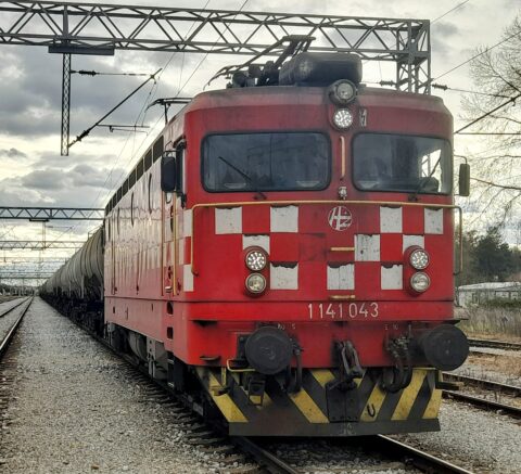 HŽ Cargo/Ferrovie Croate Cargo/ 1141…043 – Stazione di Sisak Caprag, Croazia – 20 Novembre 2024 di Tomas